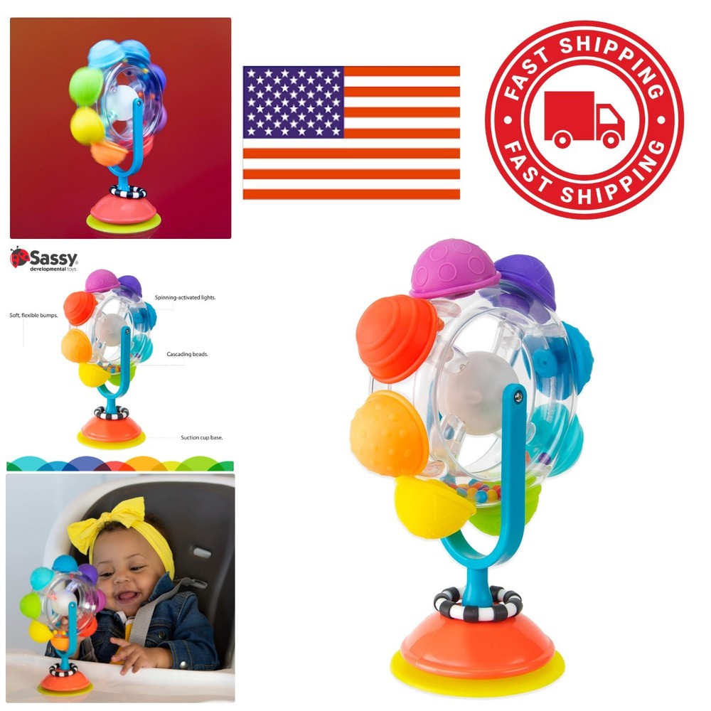 Soft Rubber Rainbow Wheel Toy for Kids Age 6 Motor Skill Development