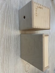 Lovevery Montessori Magic Tissues Box ONLY + Wooden Peg Drop The Thinker No Pegs