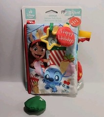 Disney Baby Lilo & Stitch Deluxe Soft Holiday Book Ages 0+ Crinkly & Tactile NEW