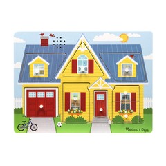 Multicolor Wooden Sound Peg Puzzle 8 Pieces Interactive Learning Toy