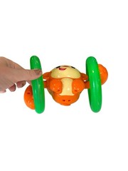 Bright Starts Roll & Glow Monkey Baby Toddler Toy w/ Lights & Melodies Green