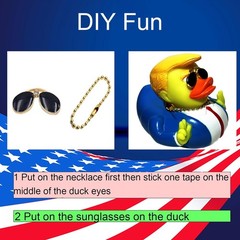 Jeeps Duck Rubber Duckies Trump Collection Baby Bath Ducking Toy Car…
