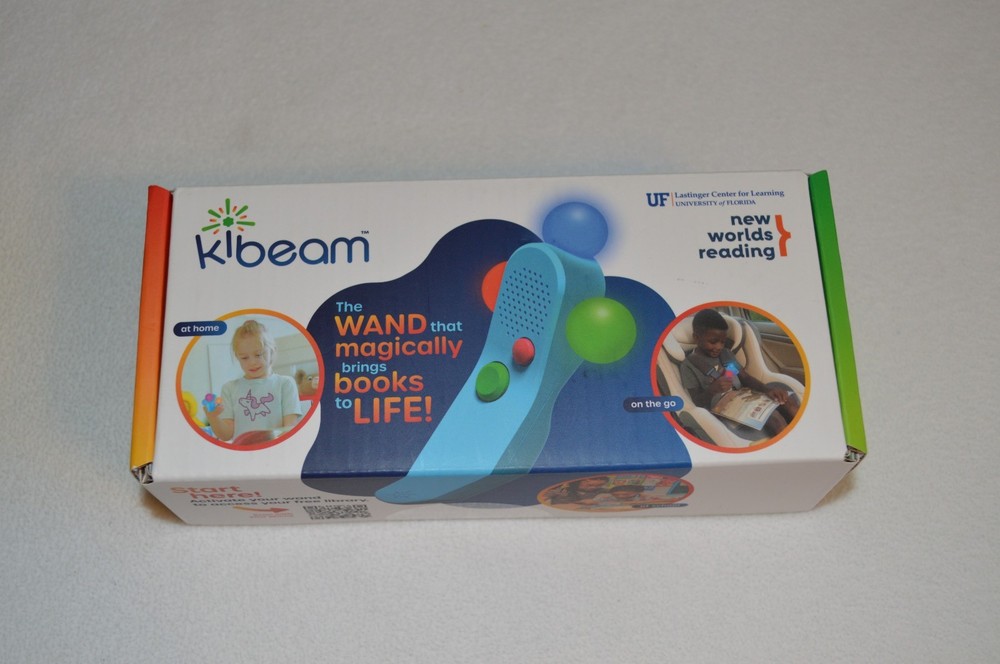 Kibeam Wand Reading System Tool School Aid Electronic Read Play Learn Portable