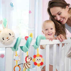 Car Seat &Stroller Activity Toy Baby Sensory Toys Soft Hanging Toys for 0-12M