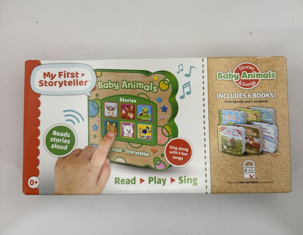 Farm Babies Stories 6 Books And Player. My First Story Book Series NEW NIB
