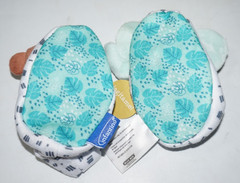 Infantino Monkey Elephant Infant Baby Foot Rattle Booties 0+m