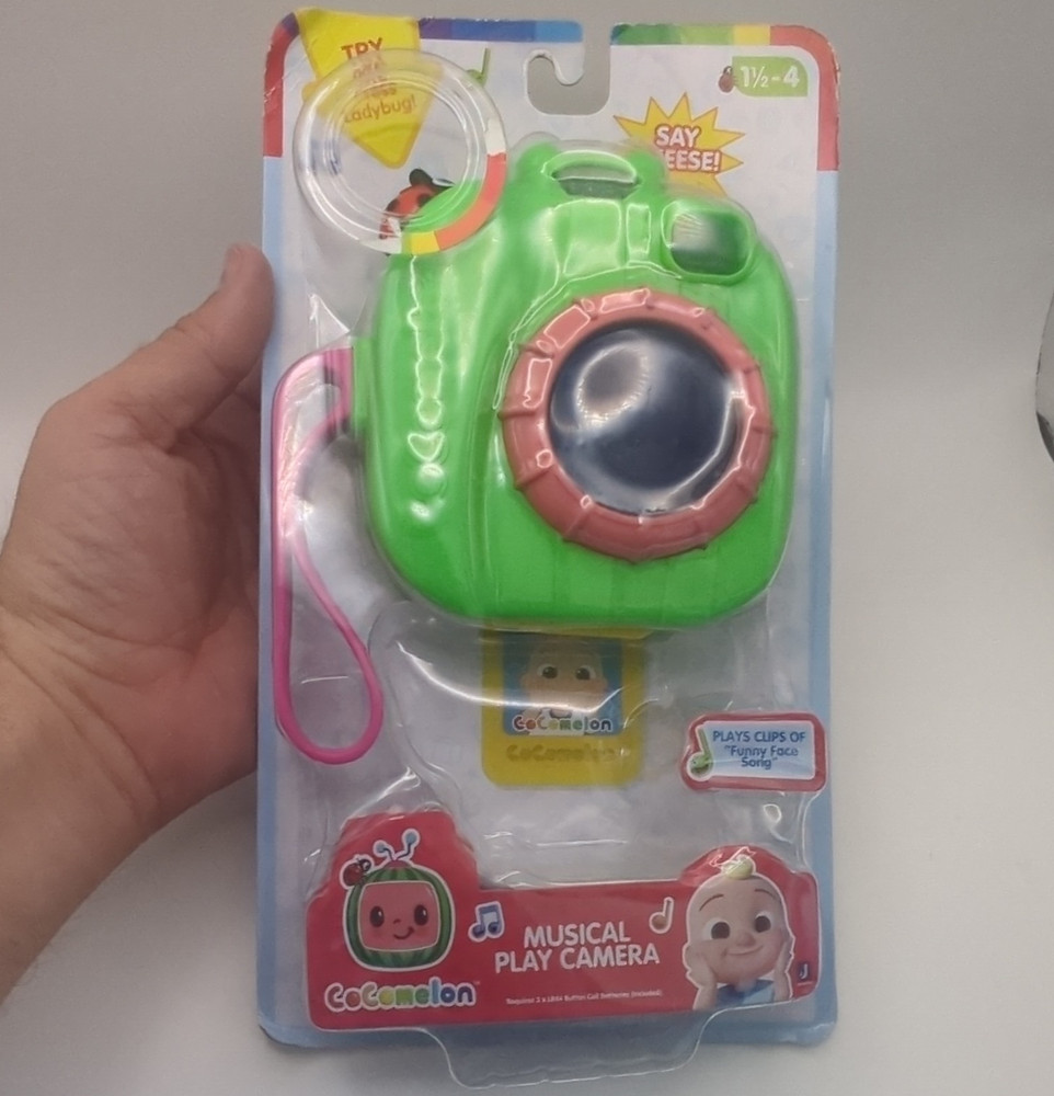 CoComelon Musical Play Camera Toy, Say Cheese. Never Opened Box Box Imperfect