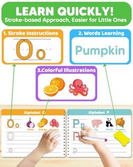 Preschool Learning Activities Kindergarten Workbooks, Busy Book Handwriting P…