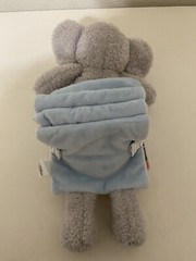 Mud Pie Reading Pals Blue Elephant Plush Soft Book NWT