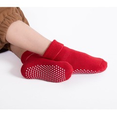 Baby Toddler Kids Ankle Crew Socks with Grips Unisex Warm Thick Cotton Winter…