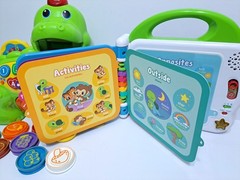 VTech Chomp Count Dino Educational Toy & Learning Friends 100 Words Book Numbers