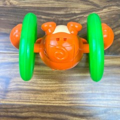 Bright Starts Light Up Roll Glow Monkey Developmental Play Learn Toy Works