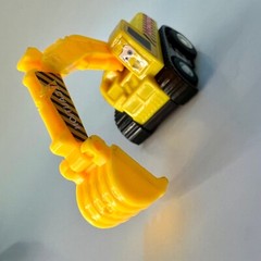 Mini Pull Back Toys Construction Excavator, Bulldozer, Truck & Police Car