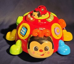 VTech Interactive Learning Bugs Push & Sort Music Toy 2019 Ladybug Lights Sounds