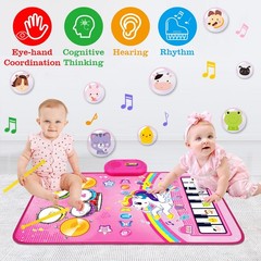 Toys for 1 Year Old Girl Gifts: Baby Music Mat Toddler Toys Age 1-2 – 3 in 1 …