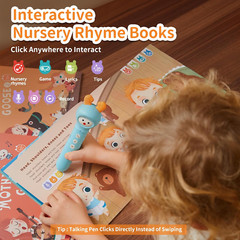 Learning Educational Toys for Toddlers 2-3-4-5-6, Interactive Reading Pen Set fo