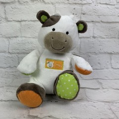 CARTERS MUSICAL WHITE COW Lovey 9″ Plush Baby Toddler Toy *KOHLS EXCLUSIVE*