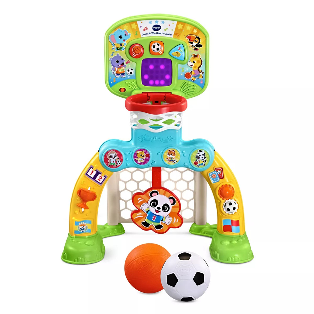 Vtech Count & Win Sports Center Basketball & Soccer Toddler Learning Toy