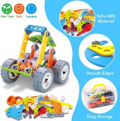 Creative 10-in-1 Educational Building Activities for Kids Ages 4-8 – 167 Parts