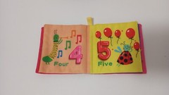 TeyToy Small Soft Cloth Baby Toddler Books Crinkle & Rattle – 3