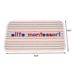 Elite Montessori Materials Accessories Edged Rug with Lines Lower and Capital…