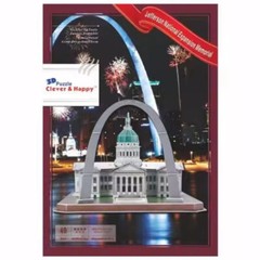 Jefferson National Expansion Memorial US 3D Paper Puzzle Building Model Toy gift