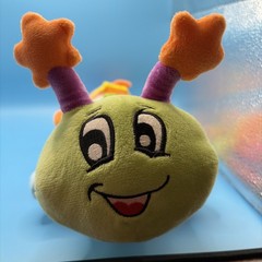Infant Sensory Caterpillar Plush Toys Developmental Buckles Zipper Crinkle Lot 2