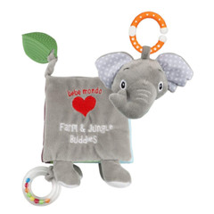Libros para bebés lephant Touch and Feel, juguetes de 0 a 6 meses.