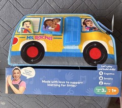 Ms. Rachel Tummy Time Activity Bus Developmental Activity Toy 3m+