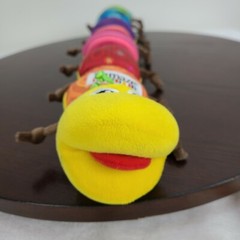 Lamaze Learning Caterpillar Plush 24″ Numbers Rattle Crinkle Satin Stuffed