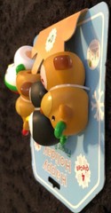 Christmas Reindeers/Snowman/Penguin Vinyl Finger Puppets/Bathtime/Tub Toys-NEW