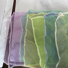Soft Side Baby Tissue Box Rainbow Scarves Crinkle Tissues Sensory Toy