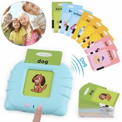 Kids Educational Learning Machine English Early Teaching w/ 112 Cards Child Gift
