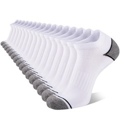 COOVAN Mens Cotton Ankle Socks 8 Pack Athletic Low Cut Socks for Men Sport Ru…