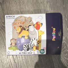 Le Toy Van Petilou Africa Stacker Wooden Stacking Set Safari 18+ Months