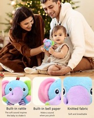 Newborn Baby Soft Rattle, Hand Bracelet Wrist Rattle Toy Foot