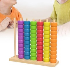 Color Matching Toy Wood Learning Activities Sensory Toy for Kids Counting