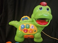 Vtech Chomp and Count Dino Green Infant Toddler Toy – Preowned