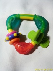 Lot of 9 Baby Toys For Ages 0 To 12 Months. Teethers, Rattle, Music, Push Toy.