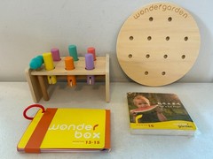 Wonder Garden Box Wooden Blocks Developmental Educational Baby Toy Months 13-15