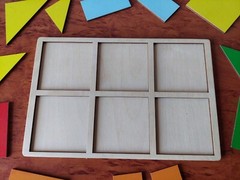 Ukrainian wooden colored Puzzles for children’s development. Ukraine. #