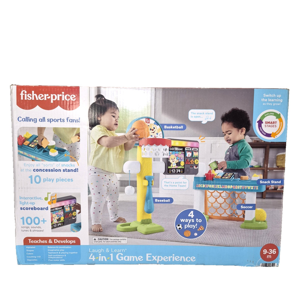 Fisher-Price Laugh & Learn 4-in-1 Toddler Sports Activity Smart Stages 9+M