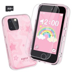 Kids Smart Phone for Girls, 3.5” Touchscreen Kid Phones Toys for Girls 3 4 5…