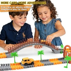 Construction Race Cars Accessories for Kids – 2-Pack Construction Cars