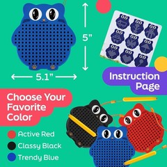 Magnetic Drawing Board for Kids & Toddlers with Beads and Magnet Stylus Pen -…