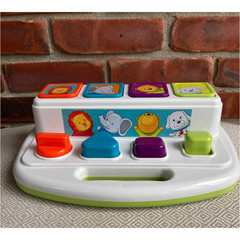 Battat Brand Pop-Up Pals Animal Push & Pop Up Toy Great Condition