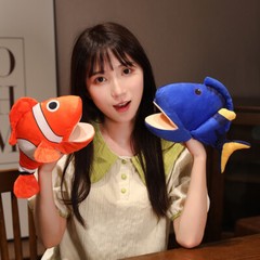 Hand Puppet Sea Ocean Cartoon Fish Animal Octopus Clownfish Shark Whale Penguin