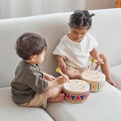 Wooden Toddler Drum Toy | Eco-Friendly Percussion Instrument