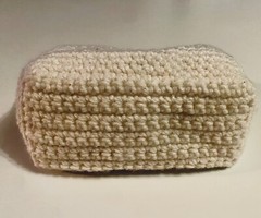 Handmade Crochet White Color Sorting Playset, Learning Toy, Montessori