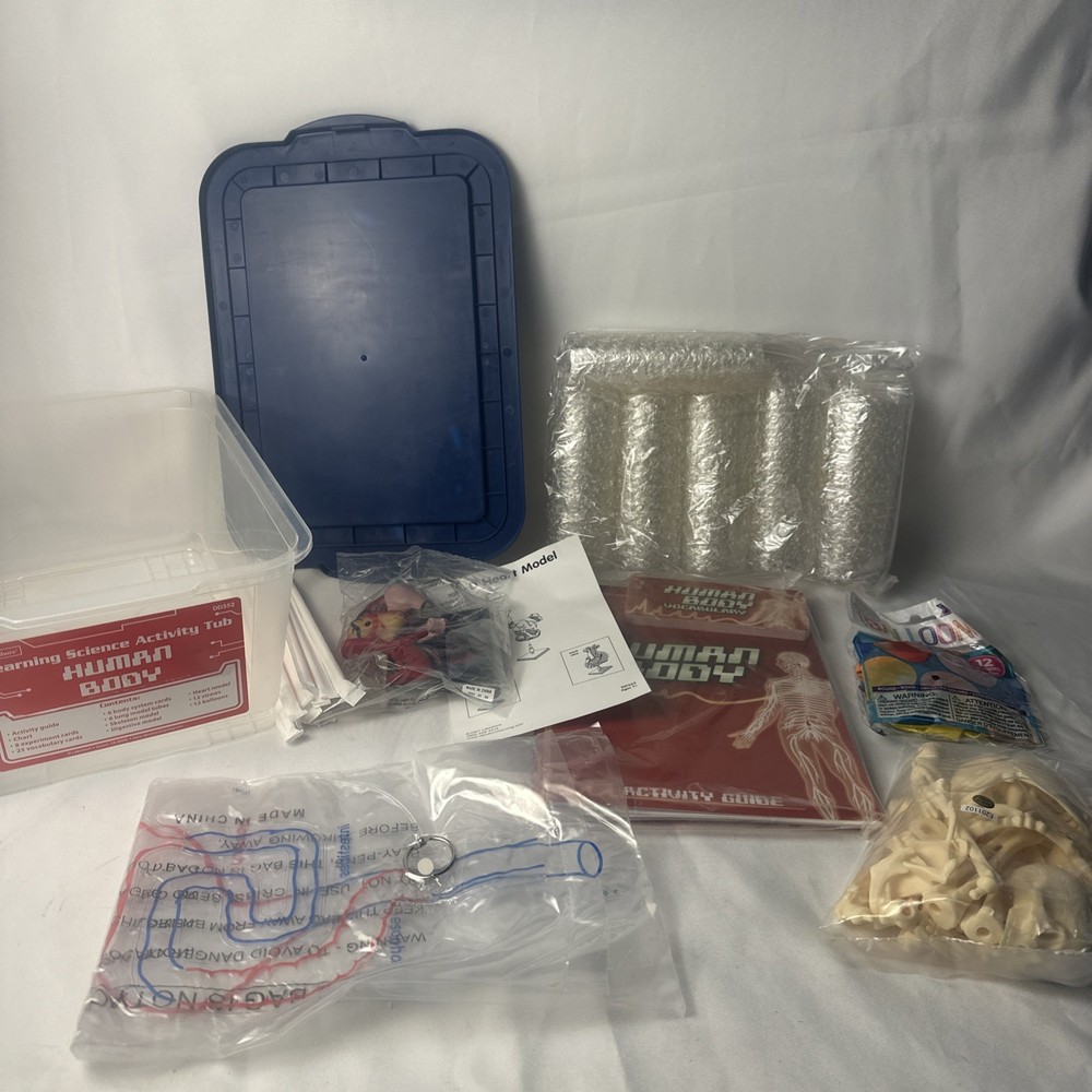 Lakeshore Toy For Children Learning Science Activity Tub Human Body (B,A-085 )